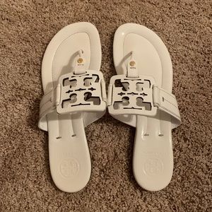 Tory Burch Miller sandals SZ 9 white